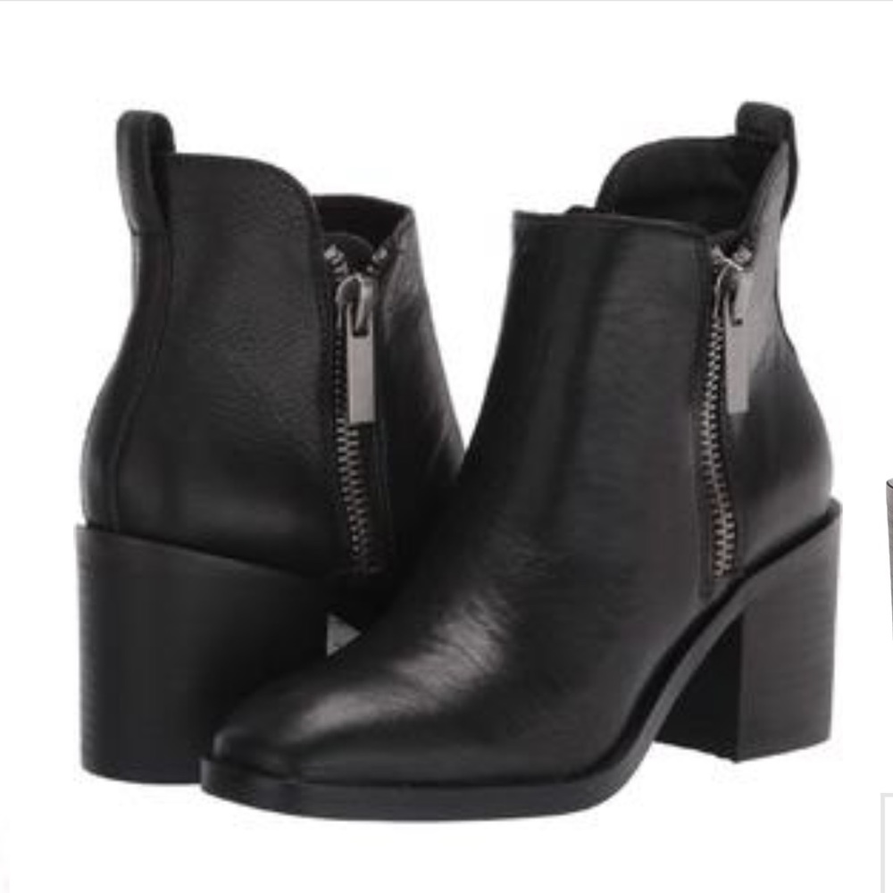 Lucky Brand Black Leather Bootie NWOT